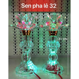 Đèn thờ SEN PHA LÊ 3 TẤC