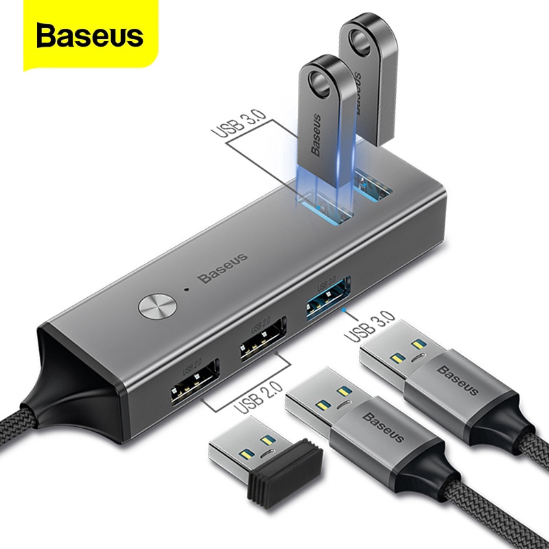 Đầu chia cổng cắm Baseus USB 3.0 loại C đa năng