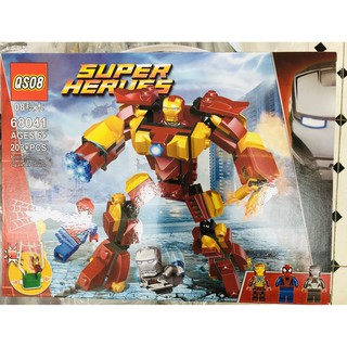 Bộ lego ironman và người nhện 203 chi tiết