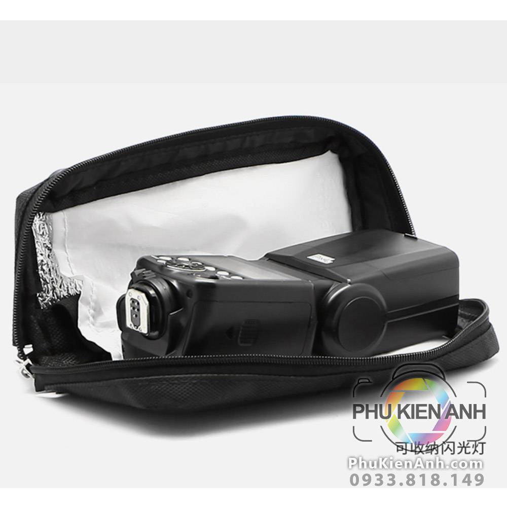Tản sáng flash 3 chức năng snoot, túi đựng, tản sáng tai gấu.