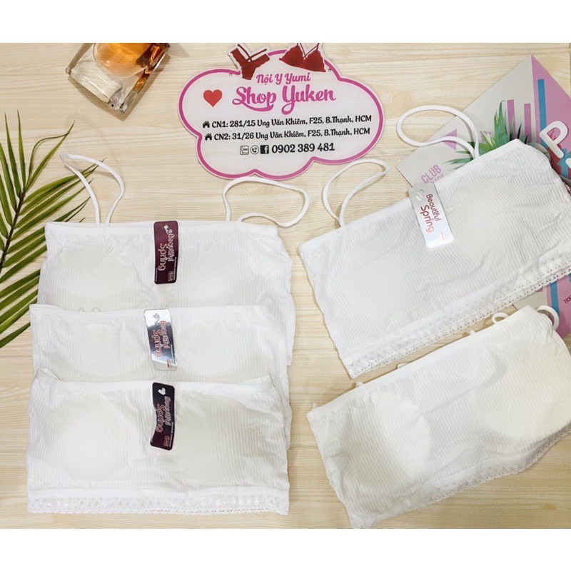 ♥️ SHOP UY TÍN ♥️ Áo Lót Bra Áo Lá Cho Học Sinh Sinh Viên Có Mút Tháo Rời Được