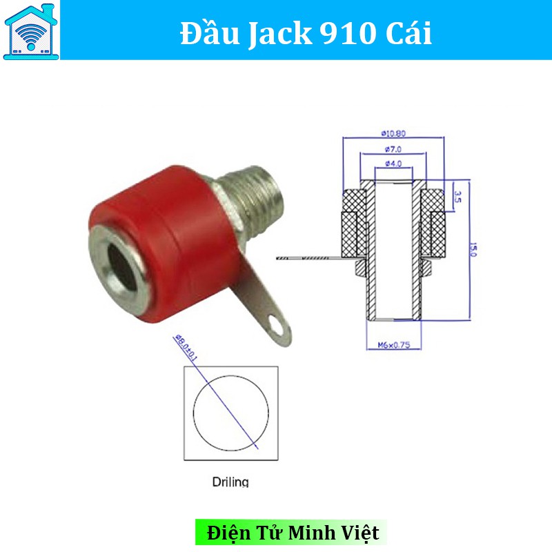 Đầu Jack 910 Cái (Jack Bắp Chuối Cái)