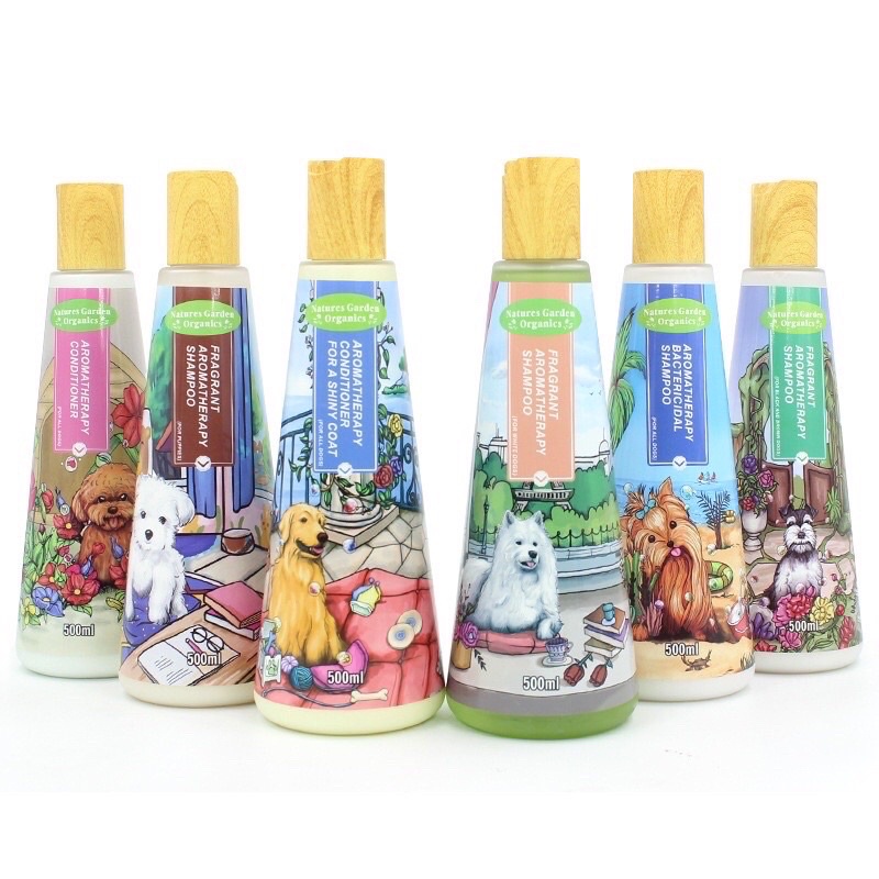 Sữa tắm Spirit nắp gỗ 500ml dành cho chó và mèo và thú cưng