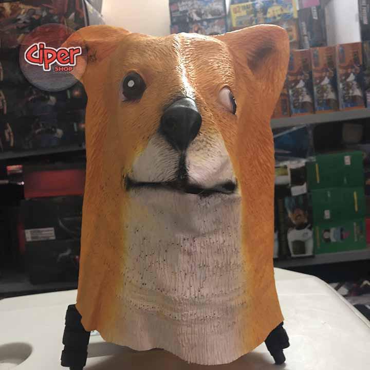 Mặt nạ Cosplay Đầu Chó - Vàng