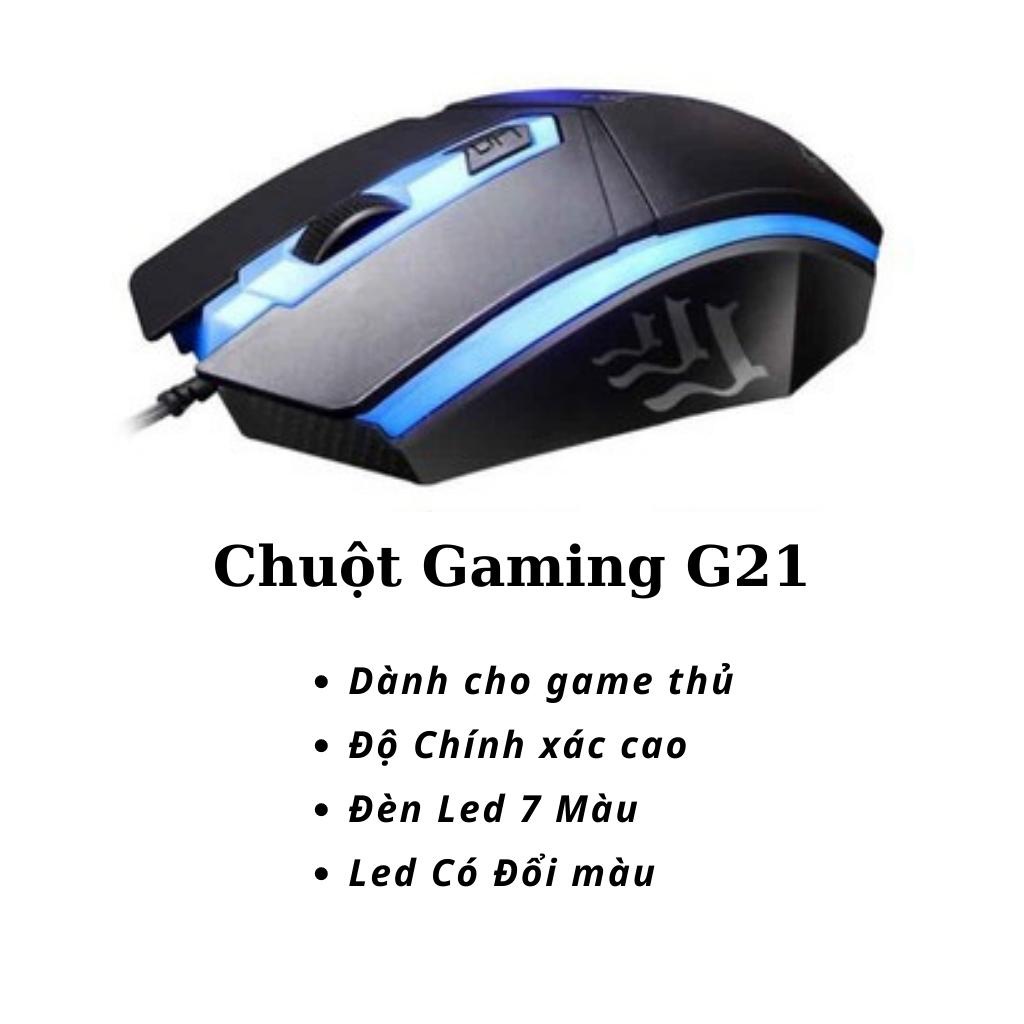 Chuột gaming máy tính có dây bản cái tiến với hiệu ứng led 7 màu cực sang trọng phù hợp cho game thủ , văn phòng