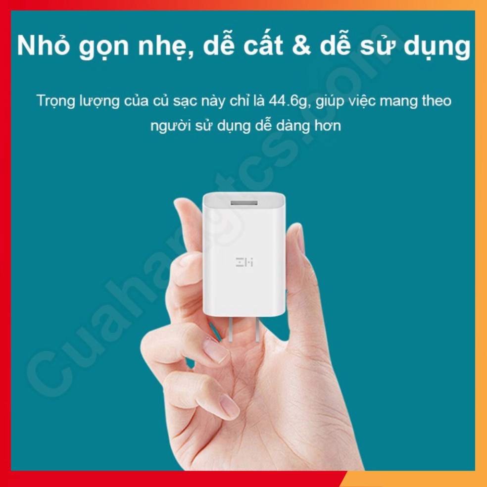 Củ sạc nhanh 18W Zmi xiaomi HA612 Cốc sạc nhanh Xiaomi