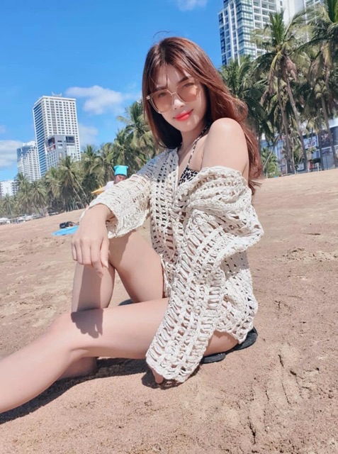 Bikini hai mảnh basic tam giác da beo sexy