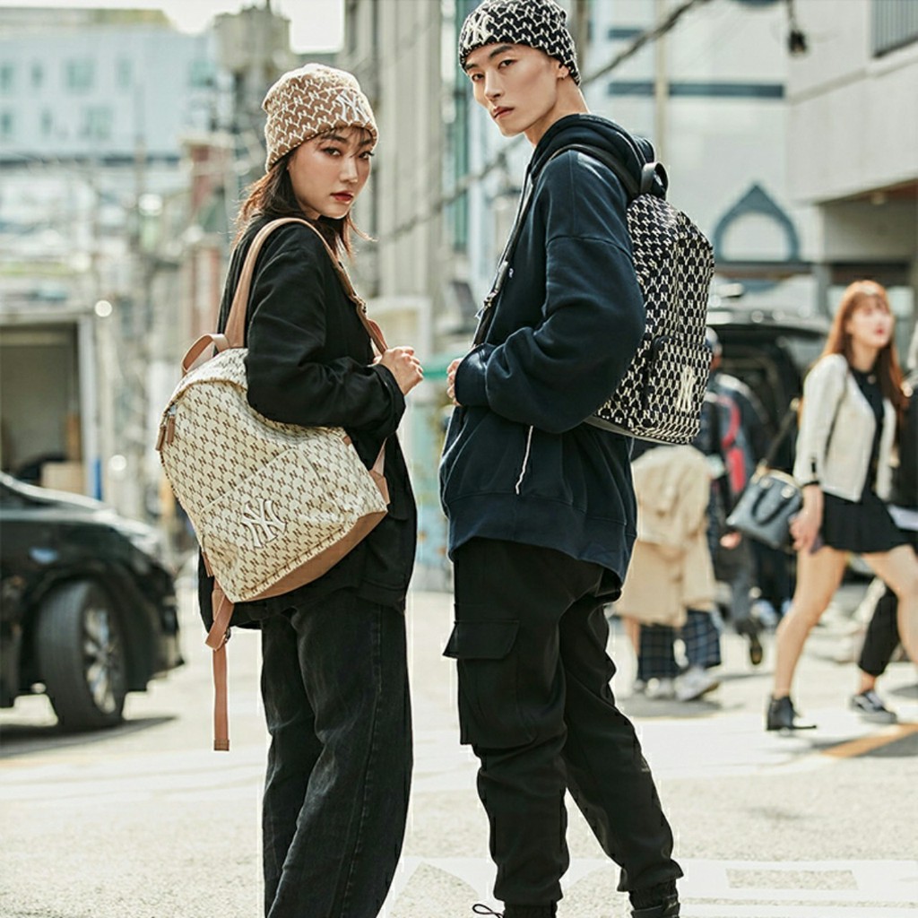 Ba lô MLB Hàn Quốc đi học không thấm nước, sinh, sinh viên chơi,