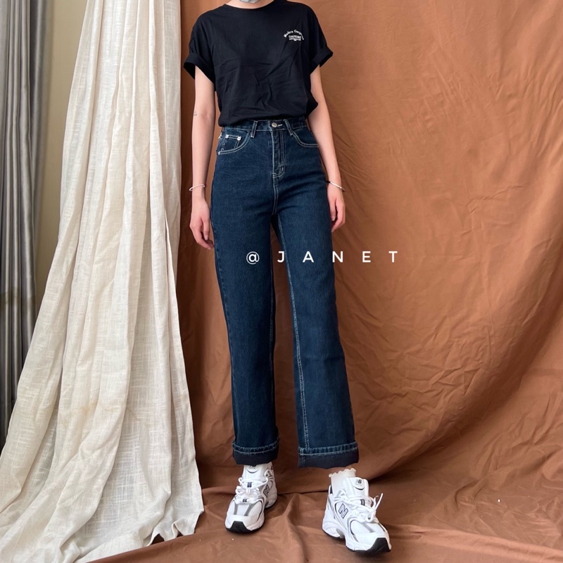 Ống đứng chỉ nổi 8879 janetclothingjeans