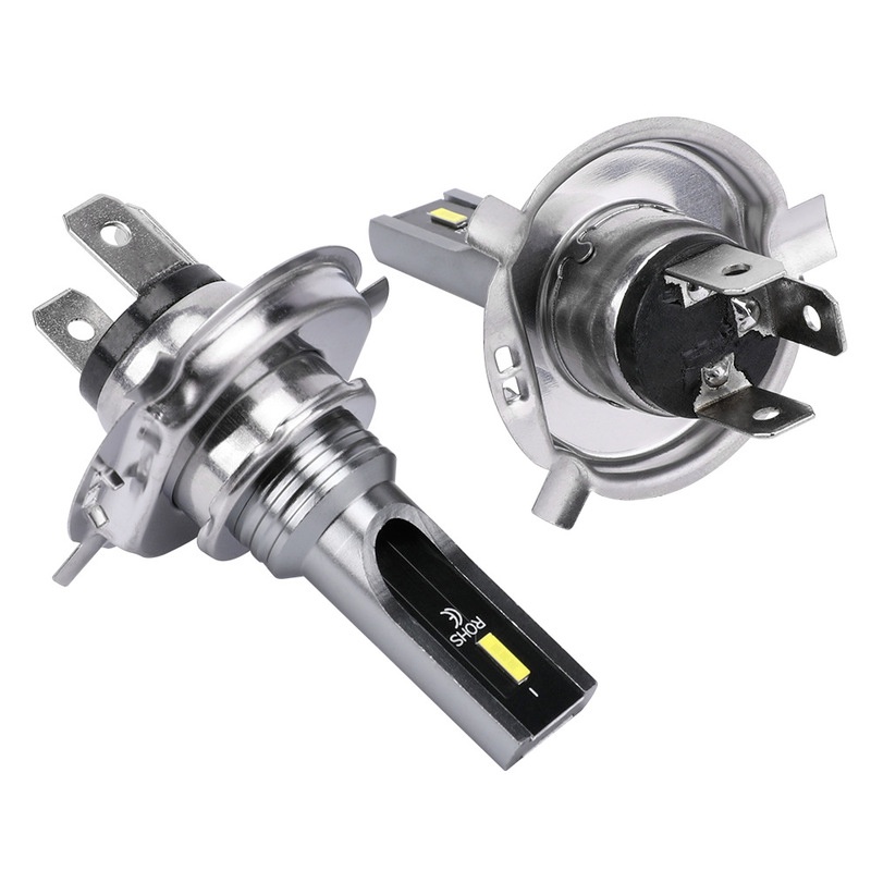 Set 2 Đèn Pha 6500 Lm H4 H7 Chuyên Dụng Cho Xe Mô Tô