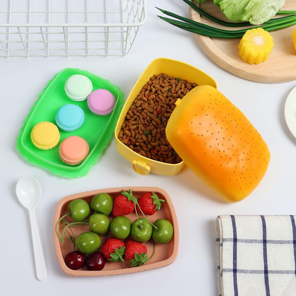 BORAG Hộp Đựng Thức Ăn Trưa Hình Hamburger
