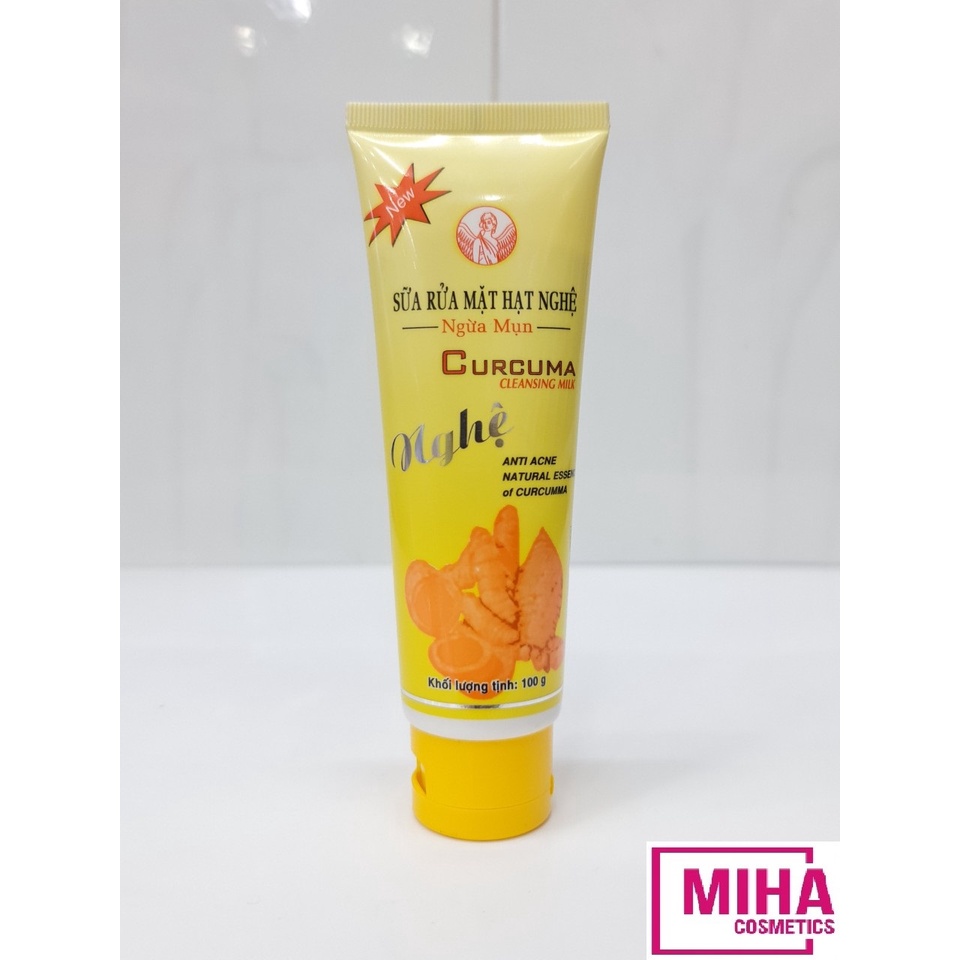 Sữa Rửa Mặt Hạt Nghệ Ngừa Mụn Thorakao Curcuma Cleansing Milk 100g