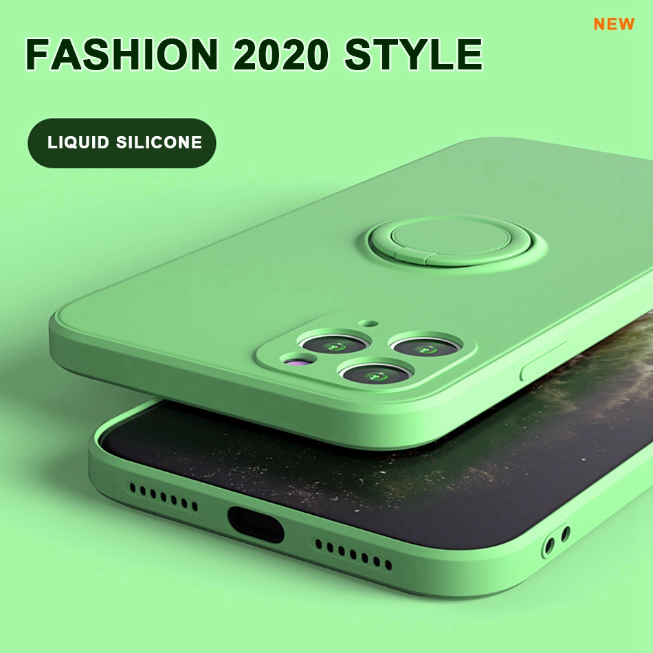 Ốp Điện Thoại Silicon Có Giá Đỡ Nam Châm Cho iPhone 14 13 12 11 Pro MAX Mini X XS MAX XR 6 6S 7 8 Plus 12Pro 13Pro 7Plus