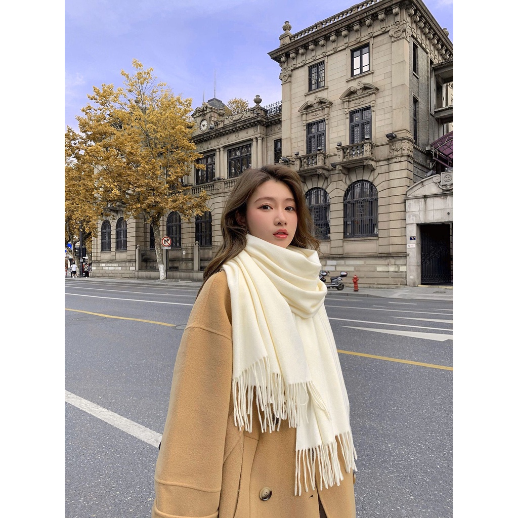 KHĂN CHOÀNG MÙA ĐÔNG TRƠN MÀU HAI MẶT NAM NỮ ĐỀU DÙNG ĐƯỢC