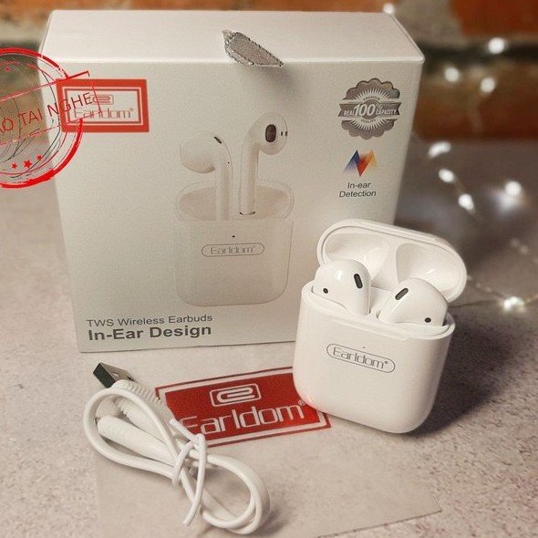 [CHính Hãng, BH 18 tháng] Tai Nghe Bluetooth Airpods V5.1 Super Bass, Pin Trâu, Chíp Thông Minh BH17 Cho Iphone/ Samsung