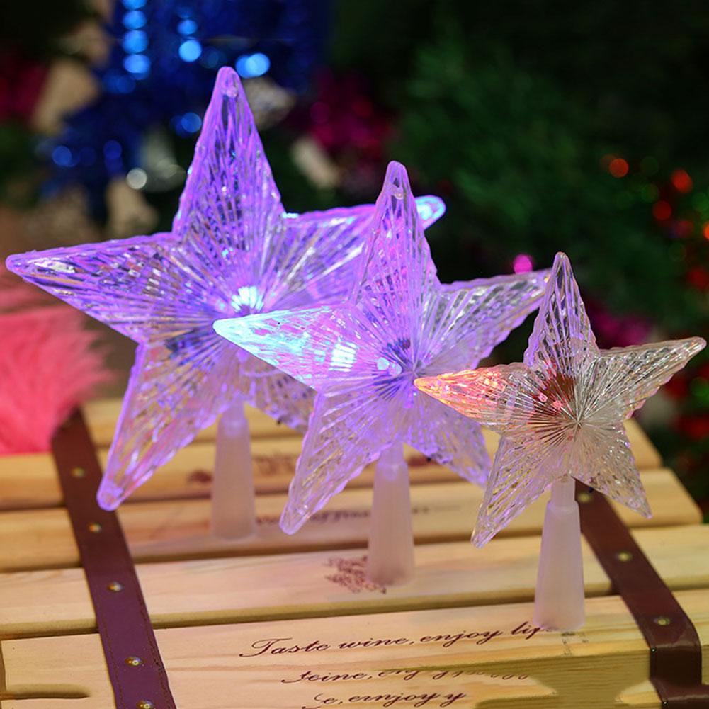 Ngôi sao đèn LED trang trí cây thông Noel 31L LED