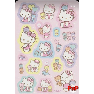 Set hình dán sticker mèo Hello Kitty in decal