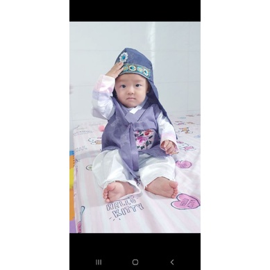 Mũ hanbok vải gấm hàn