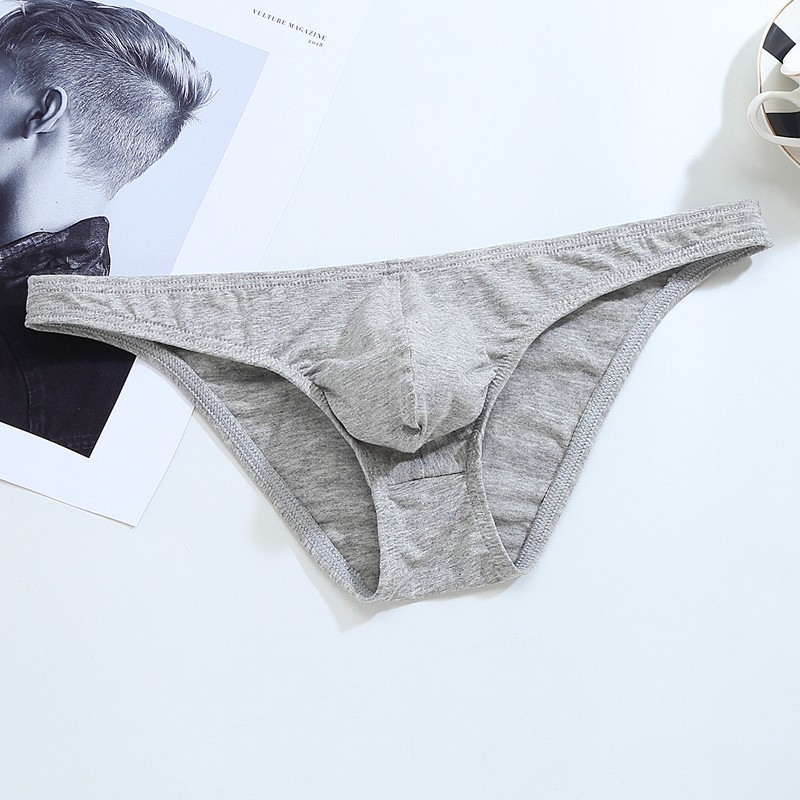 Quần Đùi Cotton Nam Quần Lót Eo Thấp Bikini Quần Đùi Thoải Mái Quần Lót Bên Trong