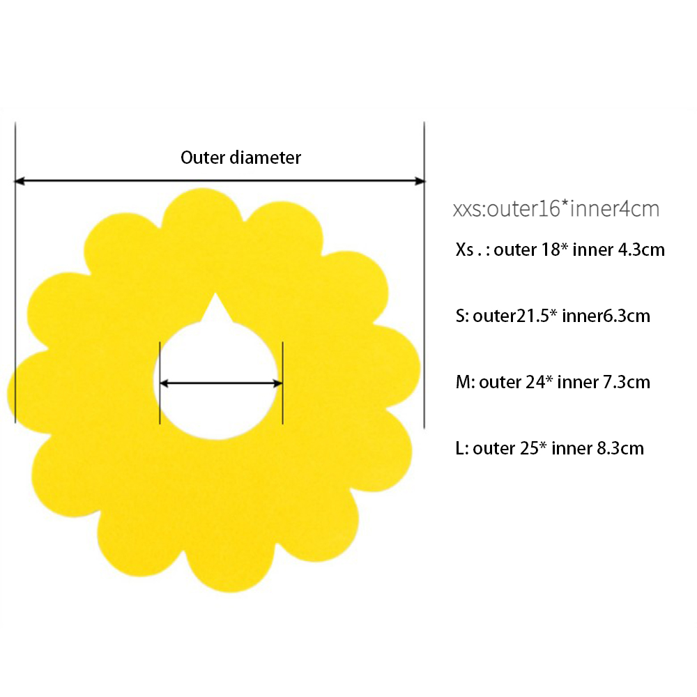 Yếm Đeo Cổ Hình Hoa Hướng Dương Phong Cách Hàn Quốc Ins Chống Nước Dãi Cho Chó Mèo