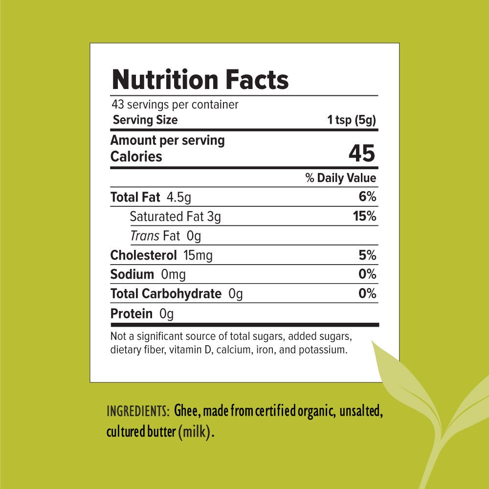 Organic Ghee - Bơ Hữu cơ