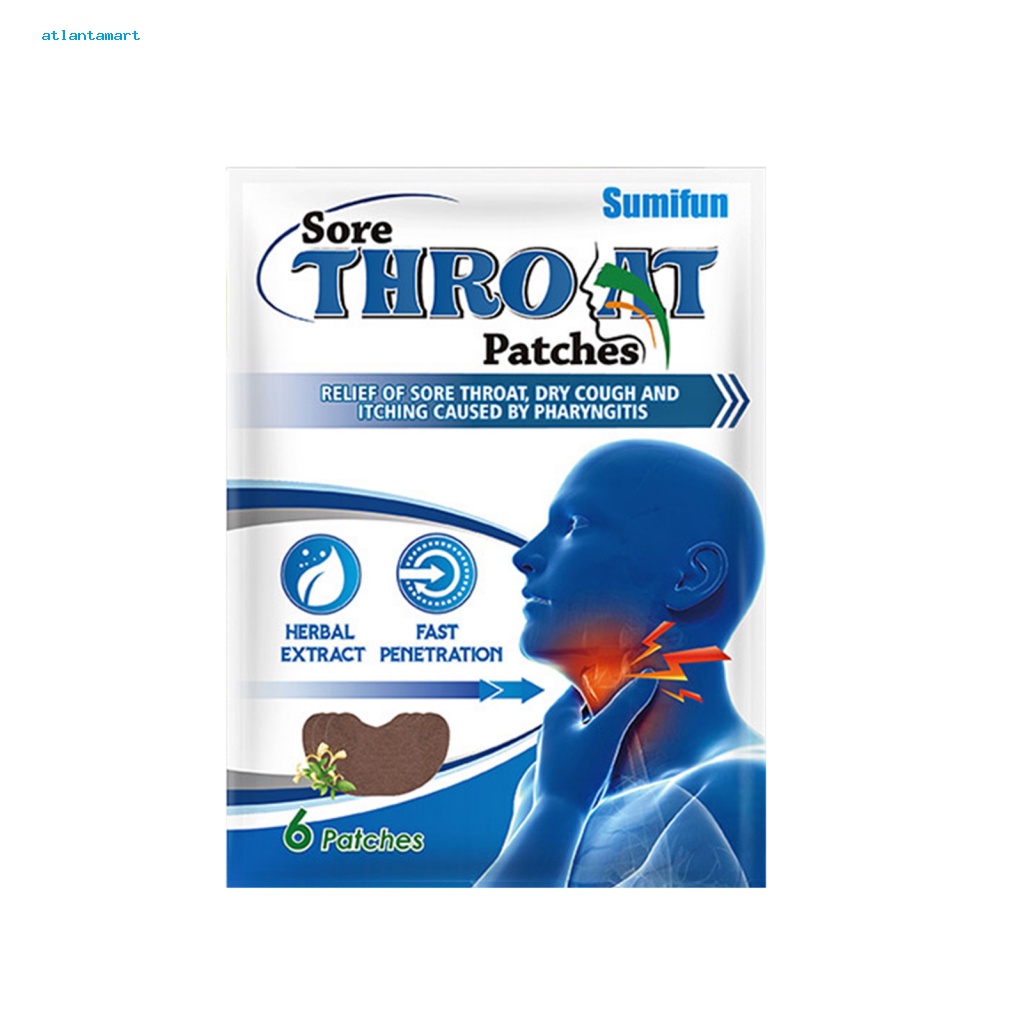 Atl| Miếng Dán Vùng Cổ Họng Chống Dị Ứng Trọng Lượng Nhẹ Cho Người Lớn