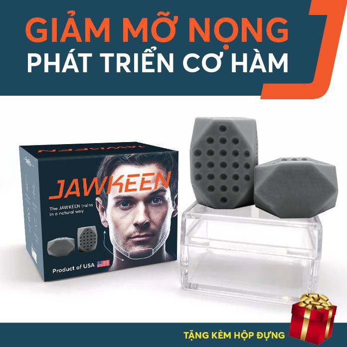 DỤNG CỤ TẬP CƠ HÀM, CƠ MẶT, GIẢM MỠ MẶT - TẠO HÌNH HÀM JAWKEEN JAWLINER (2 CÁI)