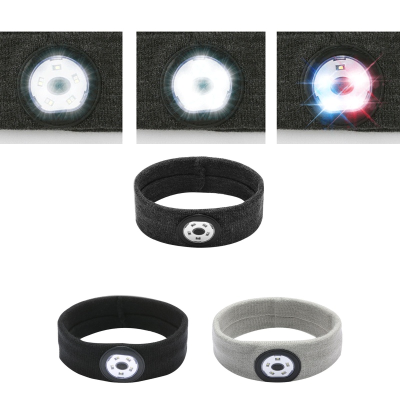 Đèn LED Đội Đầu Độ Sáng Cao Co Giãn Cao Có Thể Sạc Lại Bằng Cổng USB Dành Cho Người Lớn