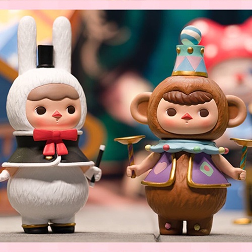 ★Hgtoys★Búp Bê Popmart PUCKY Circus Series Mystery Dùng Trang Trí