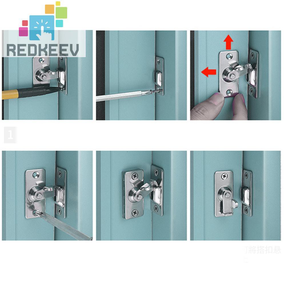 Chốt Khóa Cửa Bằng Thép Không Gỉ 1.13 90 Độ