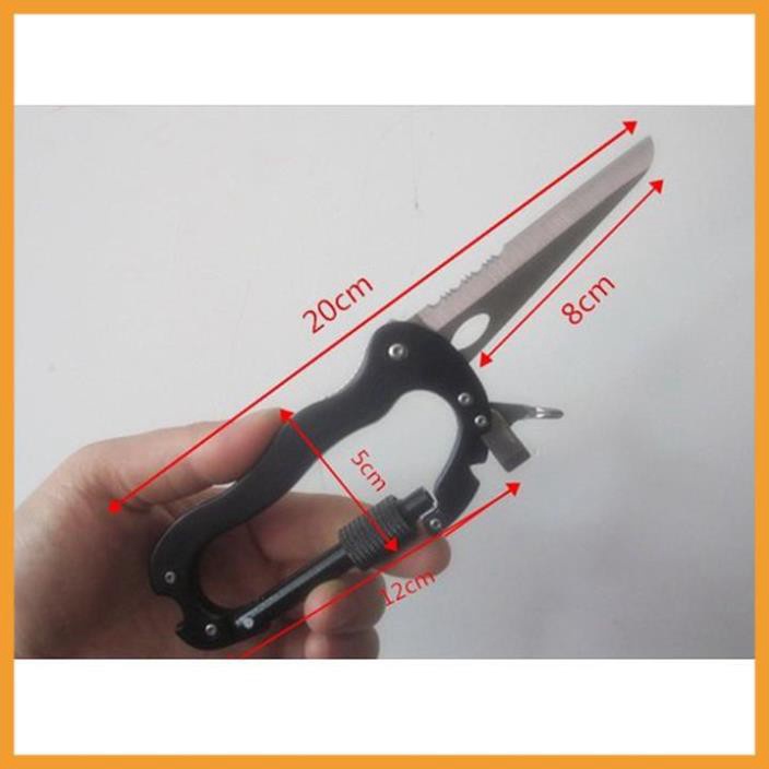 Móc Khóa Đa Năng Cao Cấp Đi Phượt 5trong1 - Móc Khóa Inox Đẹp Kim Loại PUBG