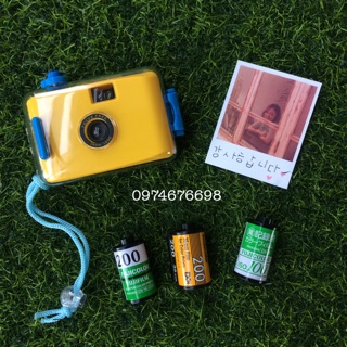 (Máy loại tốt, kèm film, được chọn màu) Máy ảnh film lomo chụp dưới nước
