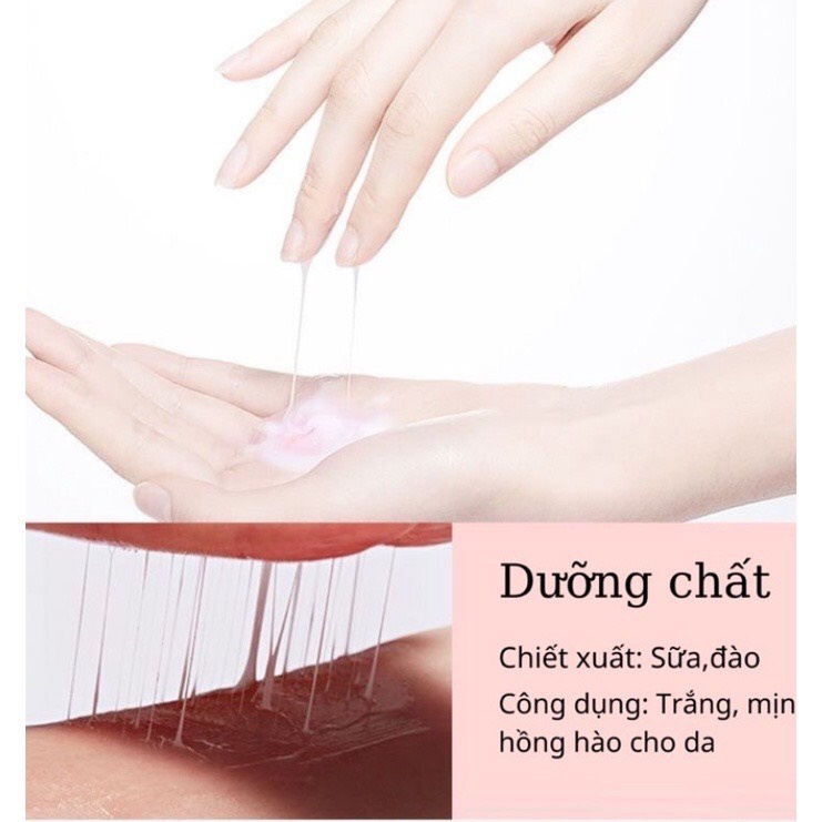 1 Hộp 30 Mặt nạ ngủ VENZEN chiết xuất quả đào protein dưỡng ẩm se khít lỗ chân lông không cần rửa LYYOGA A54