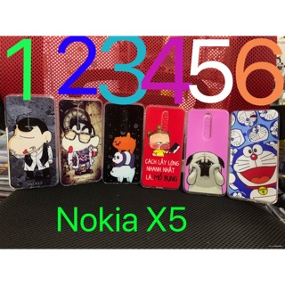 Ốp lưng Nokia X5 dẻo in hình kute