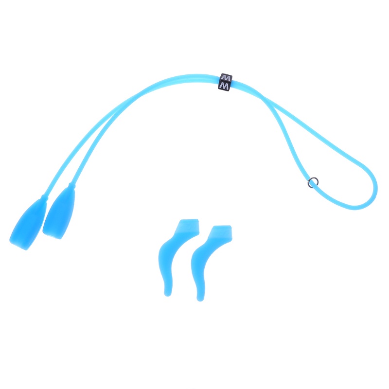 1 Set Dây Đeo Mắt Kính Bằng Silicon Co Giãn Chống Trượt Cho Trẻ Em Giá Đỡ