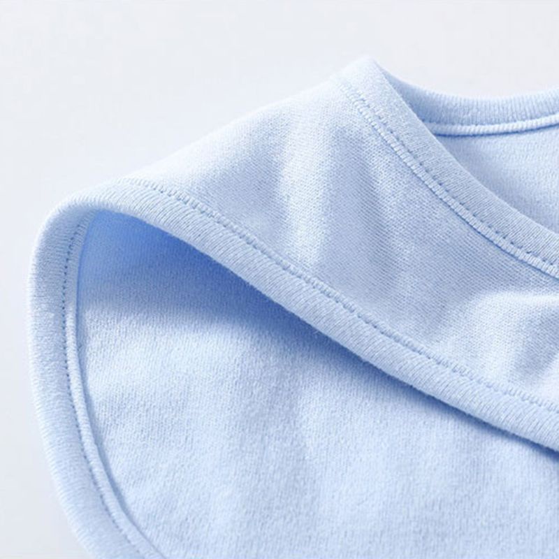 Bộ 3 khăn yếm màu trơn an toàn dành cho trẻ sơ sinh