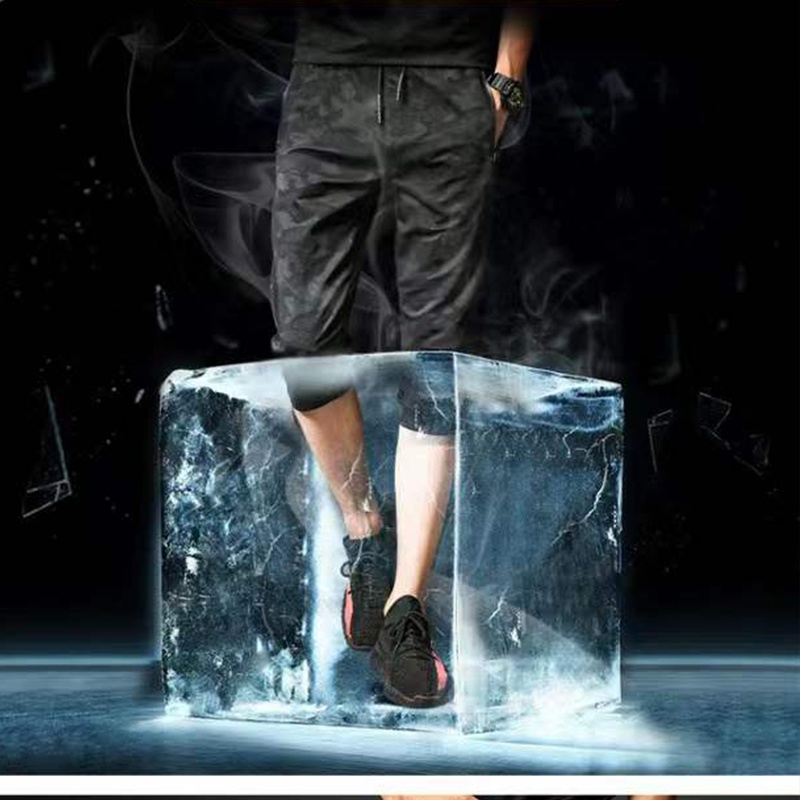 Quần Jogger Nam 3/4 Co Dãn Họa Tiết Rằn Ri Size L-5XL