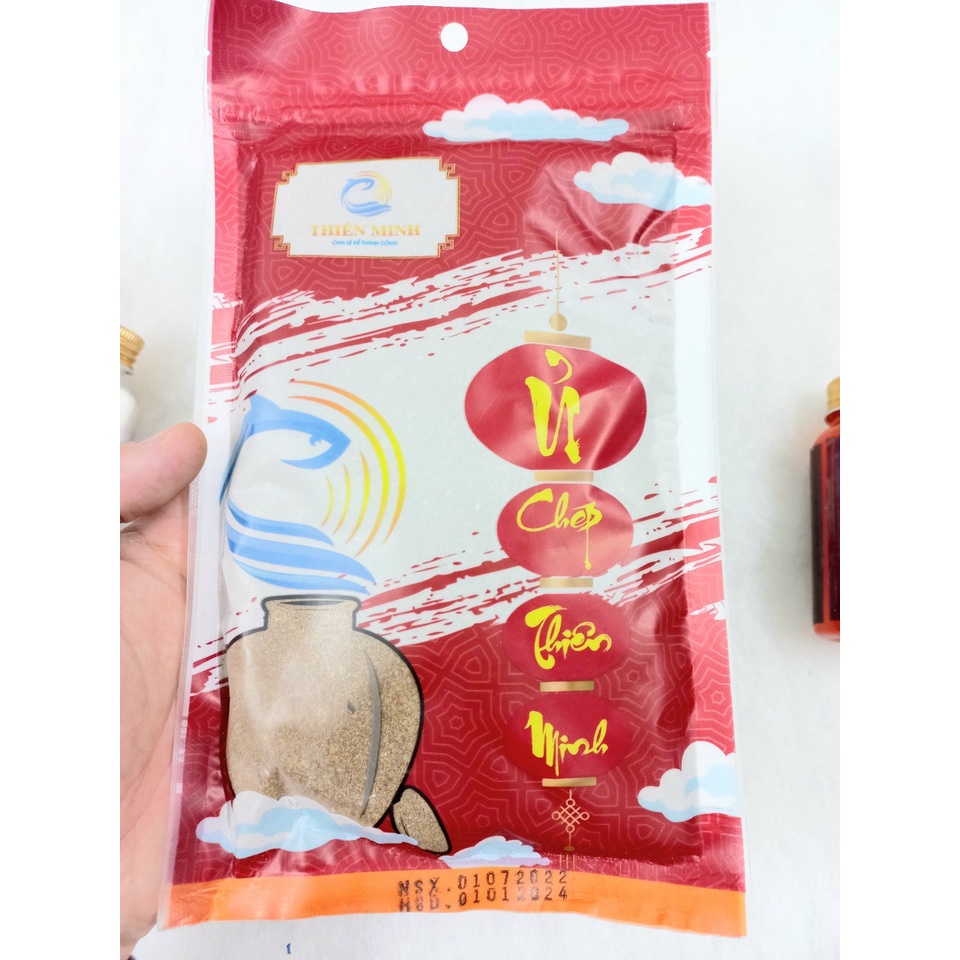 Combo câu cá chép mới thiên minh số 2, mồi câu cá chép, mồi câu vũ môn