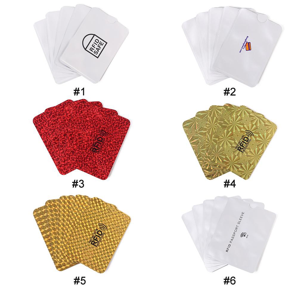 Set 5 Bao Đựng Thẻ Ngân Hàng / Thẻ Ngân Hàng / Rfid Chống Trộm Tiện Dụng