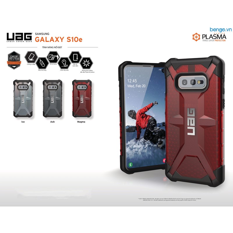 Ốp lưng Samsung Galaxy S10e UAG Plasma Series