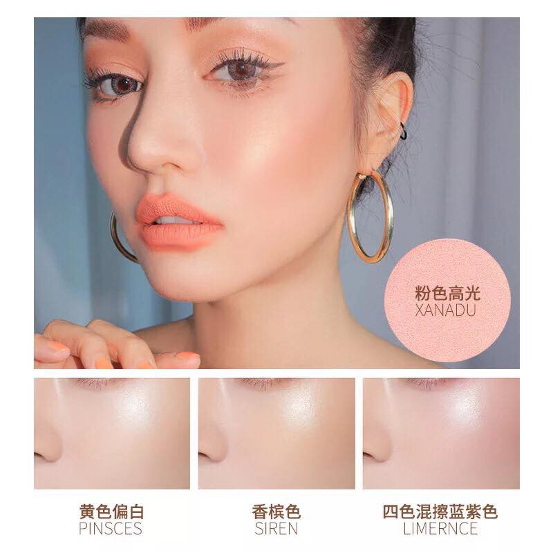 Bắt sáng Highlight Bắt Sáng WOLEDAN BEAUTY 4 Ô | BigBuy360 - bigbuy360.vn