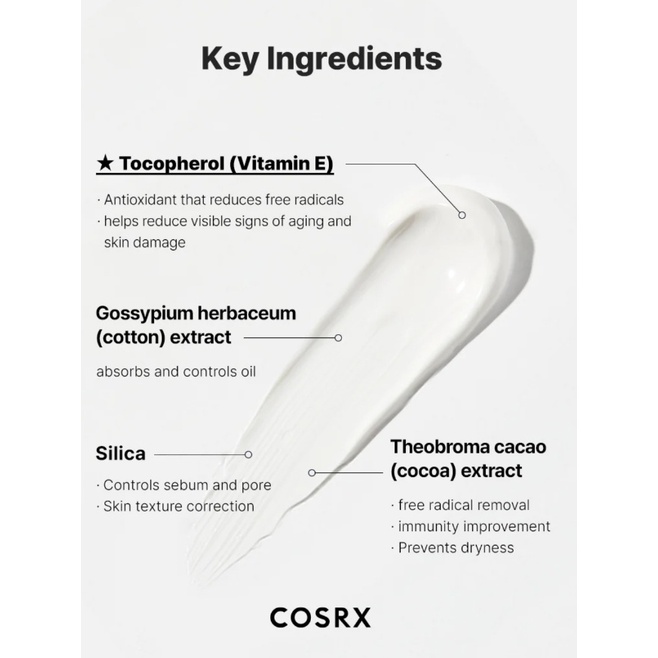 Kem chống nắng hóa học COSRX VITAMIN E VITALIZING SUNSCREEN SPF50+
