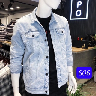 Áo Khoác Jean Nam Cao Cấp Chất Liệu Bò Đẹp Xuongcaocap09