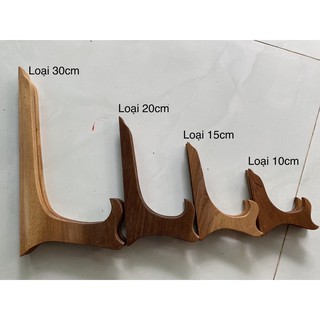 Giá kê trưng bày dĩa làm bằng gỗ