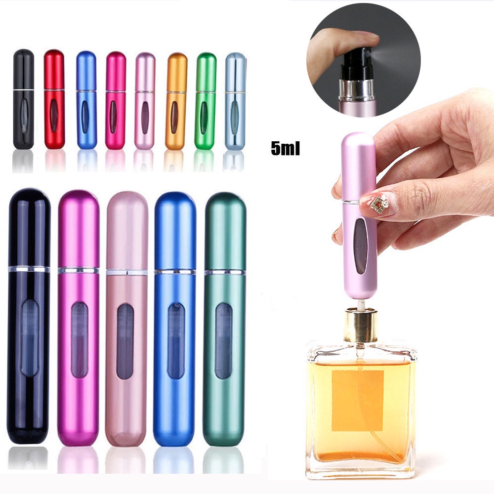 Chai Rỗng Đựng Nước Hoa 5ml Mini Có Vòi Xịt Tiện Dụng Mang Theo Du Lịch