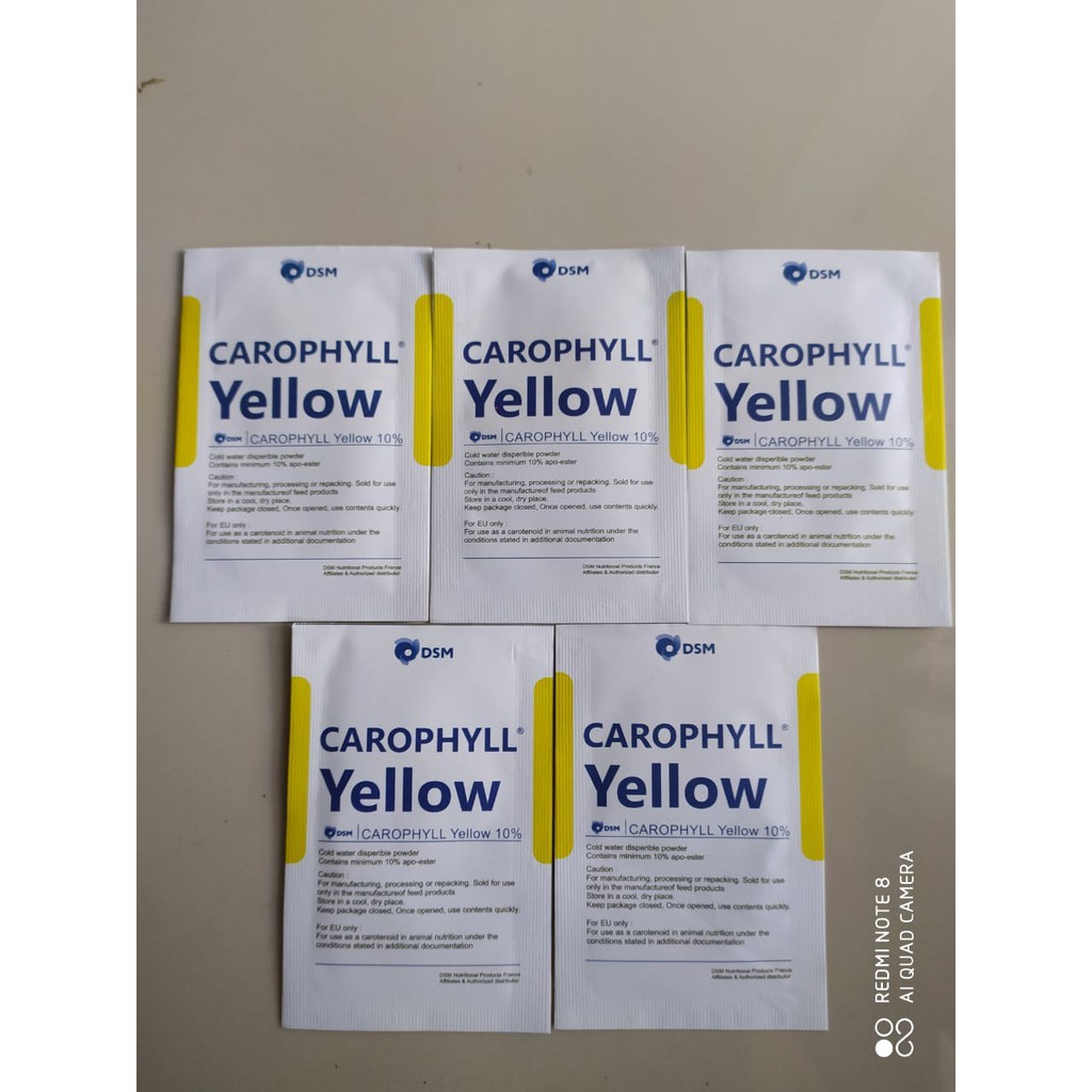 Carophyll Yellow Ori DSM 5 Grams