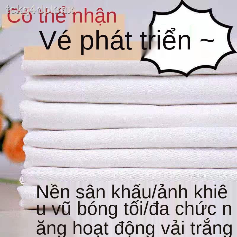 ◘ ✵  №▬Siêu rộng polyester trắng rèm vải graffiti canvas bóng khiêu vũ chiếu ảnh nền treo
