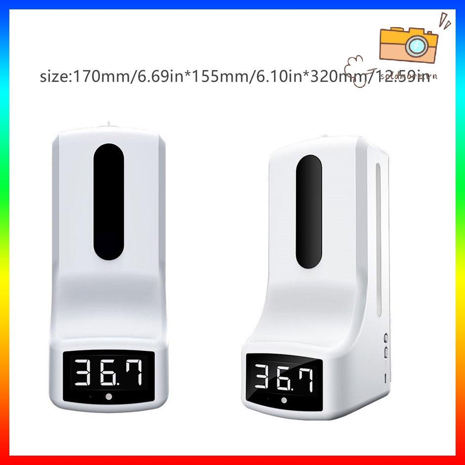 [SOE]  K9 Automatic Sensor Free Hand Soap Dispenser Infrared Thermometer Integrated Hotel Bathroom Hand Sanitizer Machine