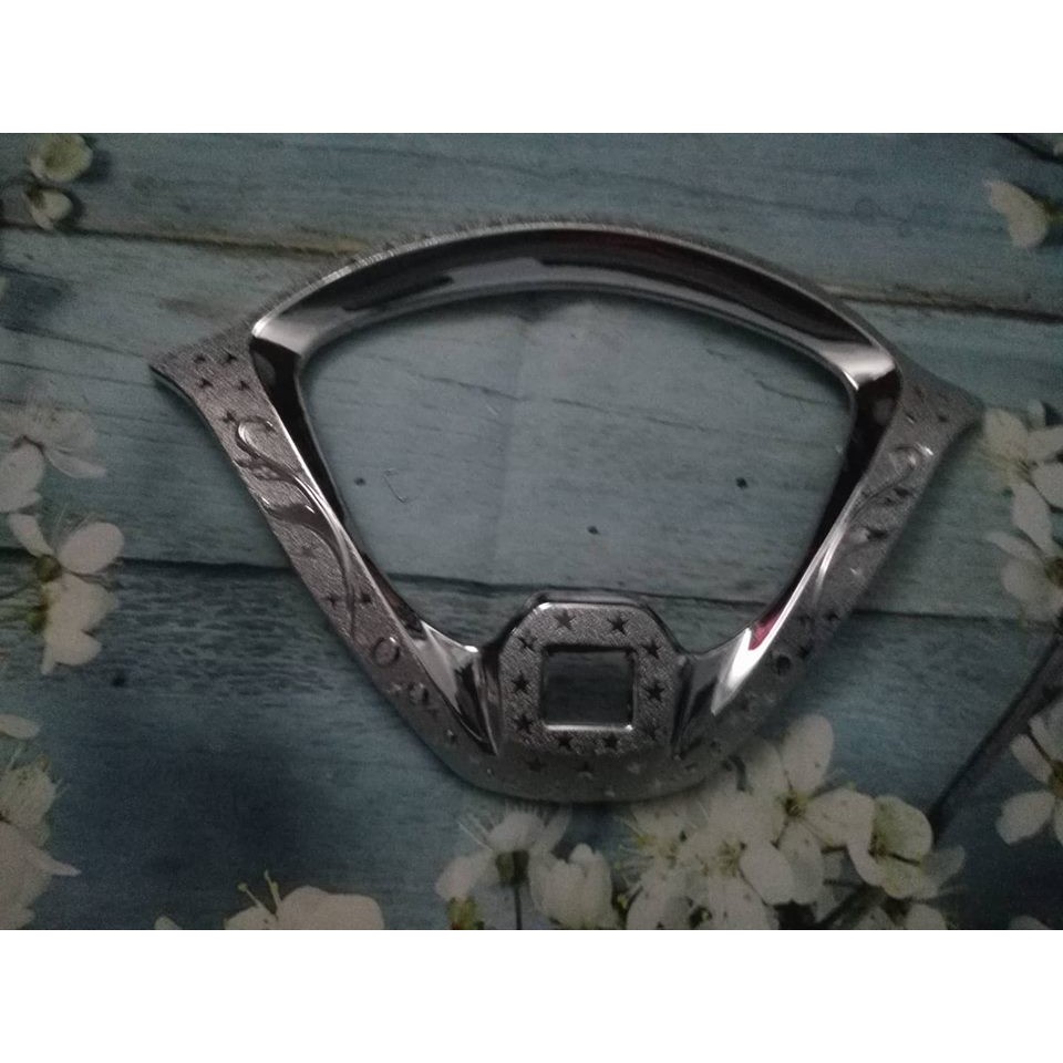 ốp mặt đồng hồ xe vision mạ crom