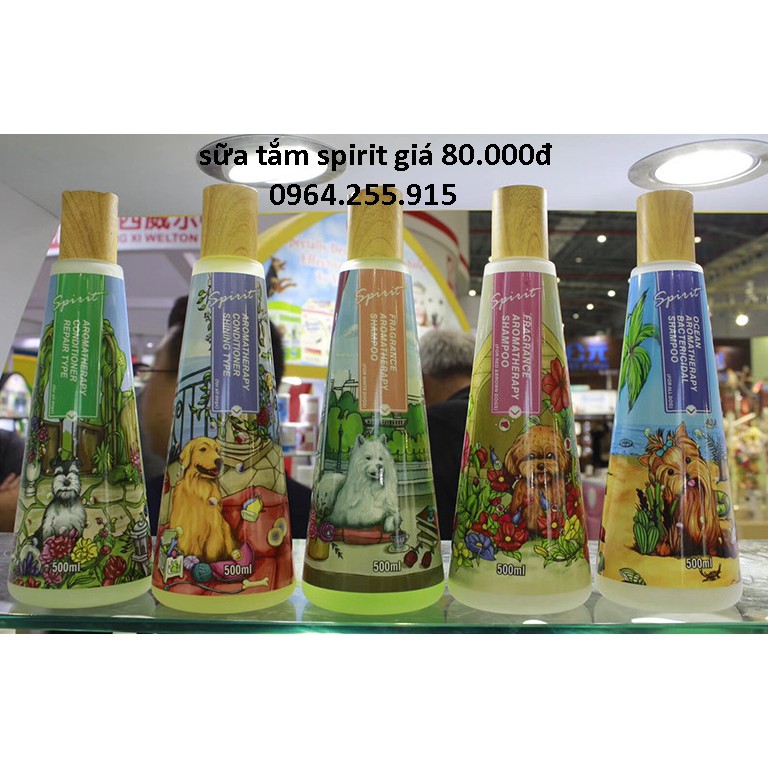 sữa tắm thú cưng spirit